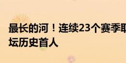 最长的河！连续23个赛季取得进球，C罗是足坛历史首人