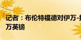 记者：布伦特福德对伊万-托尼的估值为5000万英镑