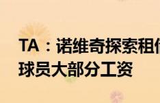 TA：诺维奇探索租借雷尼尔，皇马愿意承担球员大部分工资