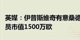 英媒：伊普斯维奇有意桑德兰边锋克拉克，球员市值1500万欧