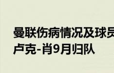 曼联伤病情况及球员预计回归日期：霍伊伦、卢克-肖9月归队