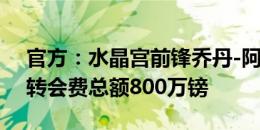 官方：水晶宫前锋乔丹-阿尤加盟莱斯特城，转会费总额800万镑