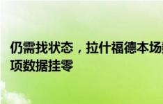 仍需找状态，拉什福德本场数据：射门&关键传球等多项数据挂零