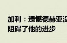 加利：遗憾德赫亚没早点来意大利 选择英超阻碍了他的进步