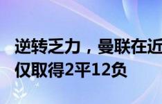 逆转乏力，曼联在近14场先丢球的英超客场，仅取得2平12负