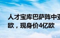 人才宝库巴萨阵中亚马尔等5人共花2800万欧，现身价4亿欧