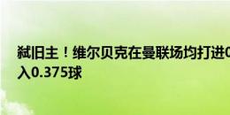 弑旧主！维尔贝克在曼联场均打进0.2球，对阵曼联场均攻入0.375球