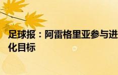 足球报：阿雷格里亚参与进球接近广州队一半 被球迷视为归化目标