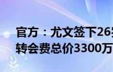 官方：尤文签下26岁阿根廷边锋冈萨雷斯，转会费总价3300万欧