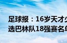 足球报：16岁天才少年瓦代伊连跳四级，入选巴林队18强赛名单