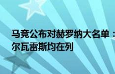 马竞公布对赫罗纳大名单：加拉格尔、索尔洛特&阿尔瓦雷斯均在列