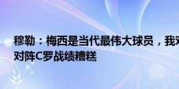 穆勒：梅西是当代最伟大球员，我对阵他战绩出色&对阵C罗战绩糟糕