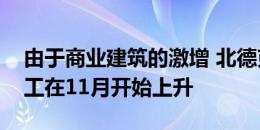 由于商业建筑的激增 北德克萨斯州的建筑开工在11月开始上升