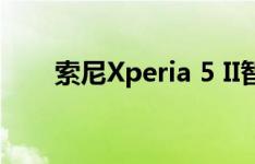 索尼Xperia 5 II智能手机正在审查中