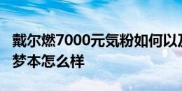 戴尔燃7000元気粉如何以及戴尔成就5000造梦本怎么样